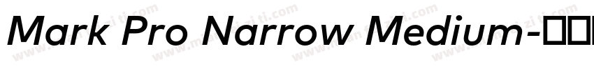 Mark Pro Narrow Medium字体转换